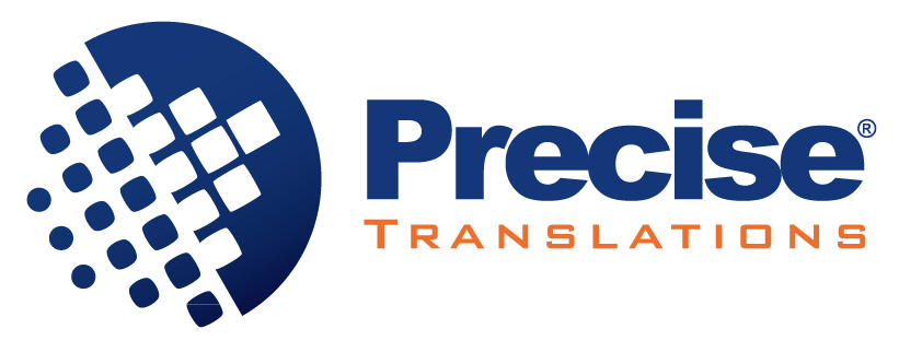 Logotipo de Precise, USA, 翻訳通訳、スペイン語、英語、日本語、学術論文、公式書式、ビジネスミーティング、イベント、Translation, Simultaneous Interpretation, Japanese, English, Spanish