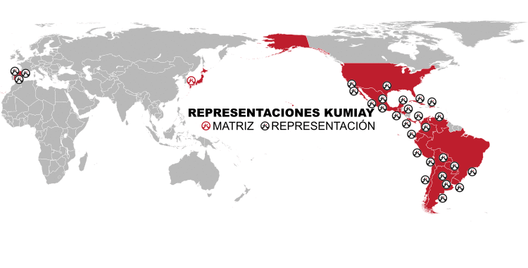Compañías representantes de KUMIAY Japón a escala global